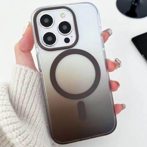 Чохол TPU+PC Phantom with MagSafe для Apple iPhone 16 Pro Max (6.9") Grey