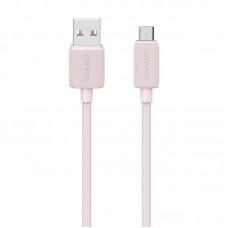 Дата кабель Usams US-SJ690 Striped KY Ser. USB to MicroUSB 2A (1m)