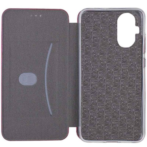 Шкіряний чохол-книжка Classy для Realme C55 Бордовий