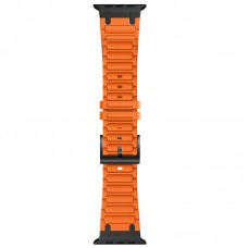 Ремінець Hoco WA35 Emir series thickened silicone strap для Apple watch 44/45/46/49mm Orange