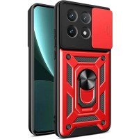 Чохол Ummi Camshield Serge Ring для Xiaomi Poco X6 Pro Червоний / Red