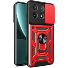 Чохол Ummi Camshield Serge Ring для Xiaomi Poco X6 Pro Червоний