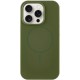 Чохол Silicone Case Full Protective (AA) NO LOGO with MagSafe для Apple iPhone 11 Pro Max (6.5") Зелений / Cyprus Green