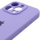 Чохол Silicone Case Full Camera Protective (AA) для Apple iPhone 14 Pro (6.1") Бузковий / Dasheen