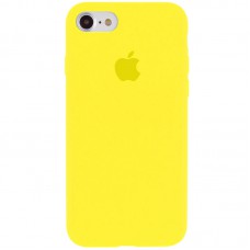 Чохол Silicone Case Full Protective (AA) для Apple iPhone 6/6s (4.7") Жовтий / Neon Yellow