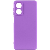 Чохол Silicone Cover Lakshmi Full Camera (A) для Oppo A17 Фіолетовий / Purple
