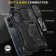 Ударостійкий чохол Camshield Army Ring для Xiaomi Redmi 13C / Poco C65 Чорний / Black