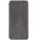 Шкіряний чохол-книжка GETMAN Cubic (PU) для Samsung Galaxy A35 Сірий