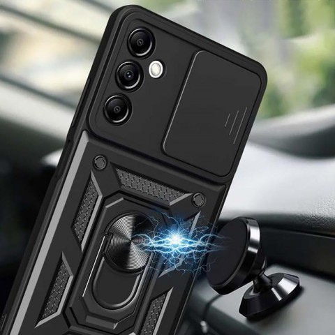 Чохол Ummi Camshield Serge Ring для Samsung Galaxy A36 5G Чорний