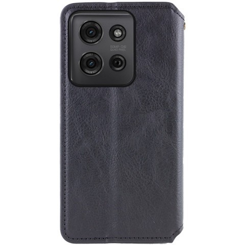 Шкіряний чохол-книжка GETMAN Cubic (PU) для ZTE Blade A55 4G Чорний