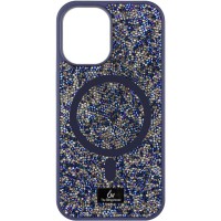 TPU чохол Bling World Rock Diamond with MagSafe для Apple iPhone 11 (6.1") Navy Blue
