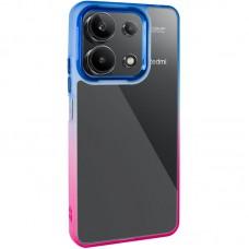 Чохол TPU+PC Fresh sip series для Xiaomi Redmi Note 13 4G Рожевий / Синій