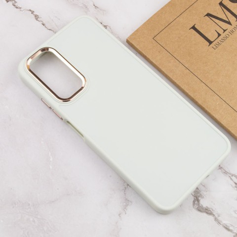 TPU чохол Bonbon Metal Style для Samsung Galaxy A14 4G/5G Білий / White