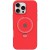 Чохол Silicone Case Full Protective with Ring для Apple iPhone 16 Pro Max (6.9") Red