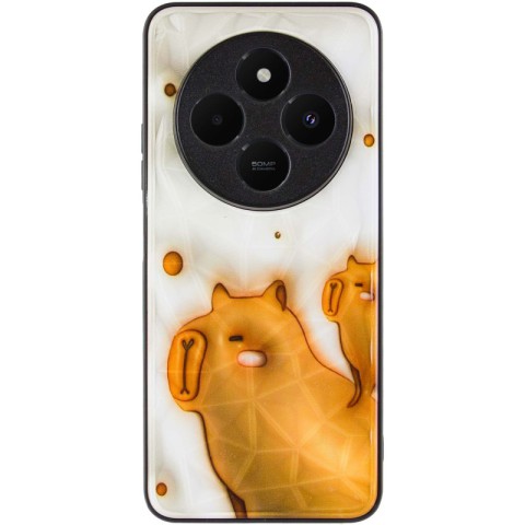 TPU+PC чохол Prisma Fluffie для Xiaomi Redmi 14C / Poco C75 Capybara