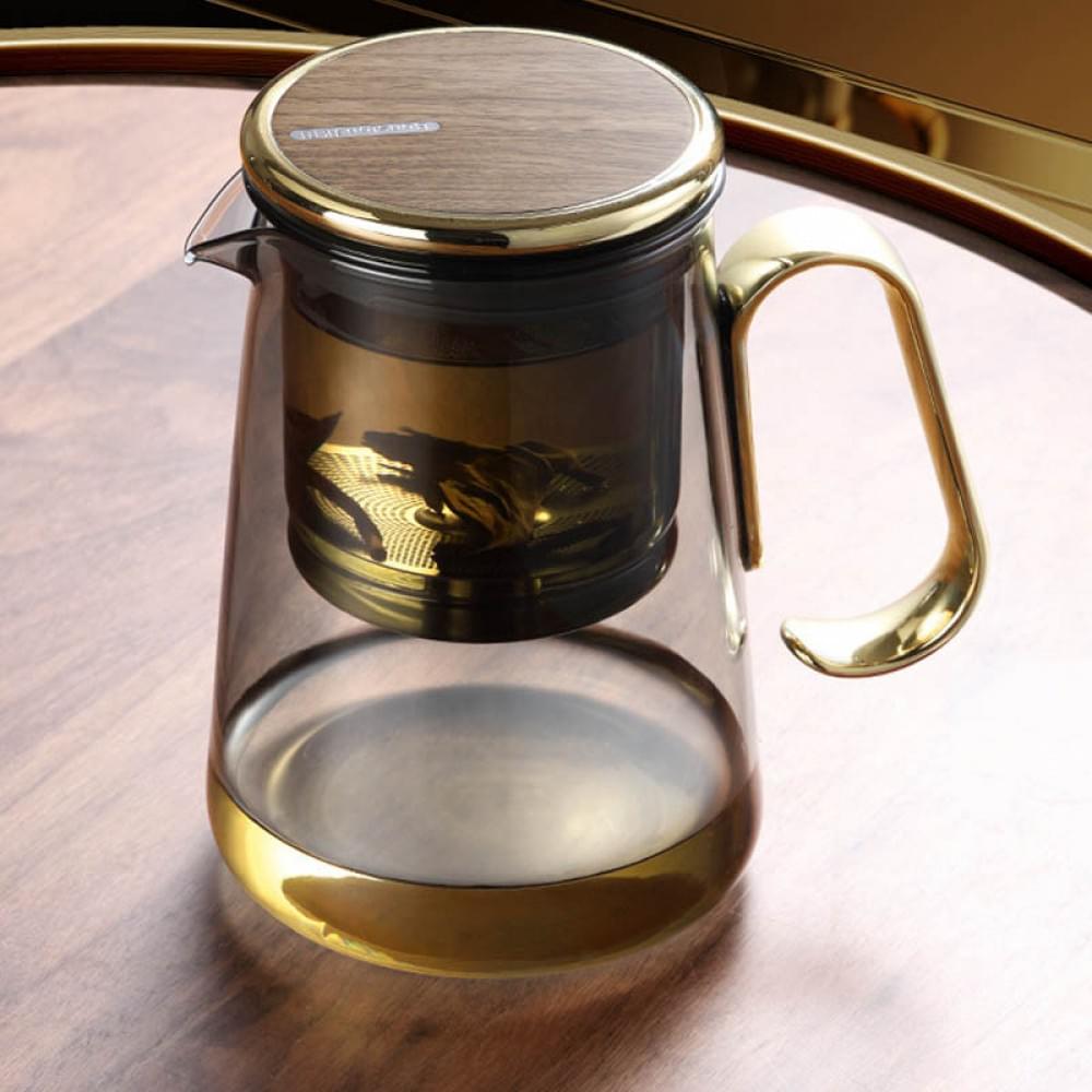 Чайник для заварювання TeaPot D-12 Lingxi Elegant 700ml Advanced gold