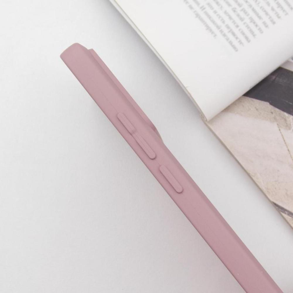 Чохол TPU GETMAN Liquid Silk Full Camera для Xiaomi Poco X6 Pro Рожевий / Pink Sand