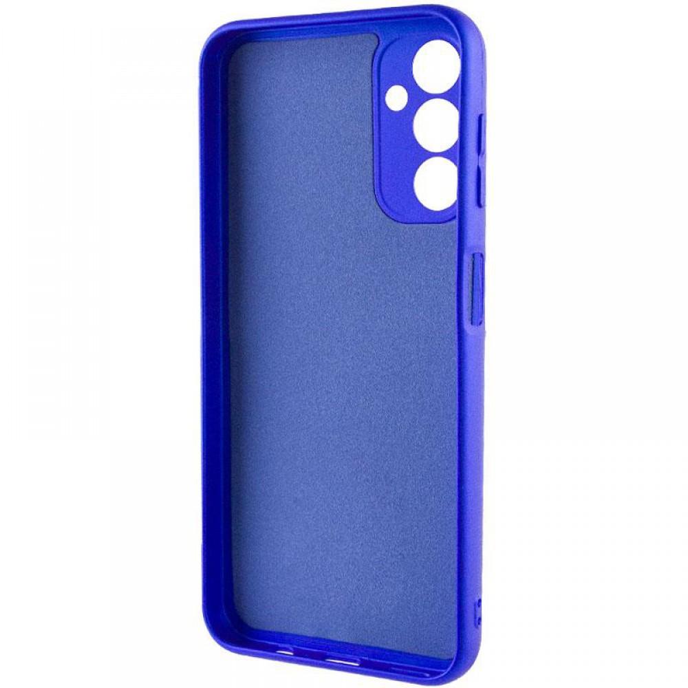 Чохол TPU GETMAN Liquid Silk Full Camera для Samsung Galaxy M34 5G Синій / Iris