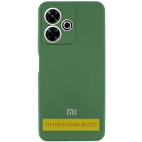 Чохол Silicone Cover Lakshmi Full Camera (AA) with logo для Xiaomi Redmi A5 / Poco C71 Зелений / Dark green