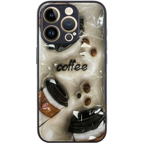 TPU+PC чохол Prisma Plushie для Apple iPhone 15 Pro Max (6.7") Coffee