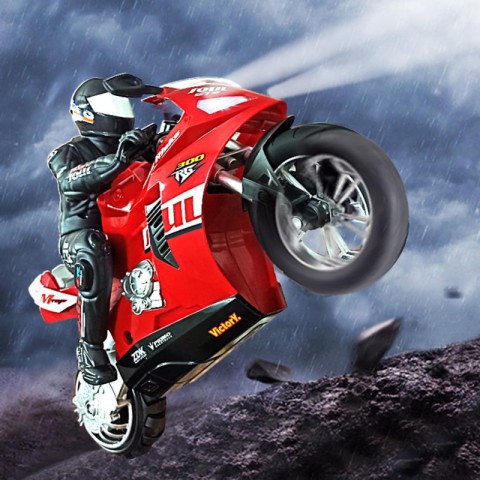 Мотоцикл на радіокеруванні Motorcycle Stunt Drift six-axis Gyroscope Red