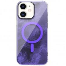 Чохол TPU Shiny Mountain (MagFit) для Apple iPhone 11 (6.1") Purple