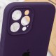 Чохол Silicone Case Full Camera Protective (AA) для Apple iPhone 12 Pro (6.1") Фіолетовий / Elderberry