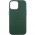 Шкіряний чохол Leather Case (AAA) with MagSafe and Animation для Apple iPhone 15 (6.1") Green