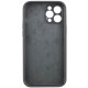 Чохол Silicone Case Full Camera Protective (AA) NO LOGO для Apple iPhone 12 Pro Max (6.7") Сірий / Dark Gray