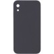 Silicone Case Square Full Camera Protective (AA) NOLOGO для Apple iPhone XR (6.1") Сірий / Dark Gray