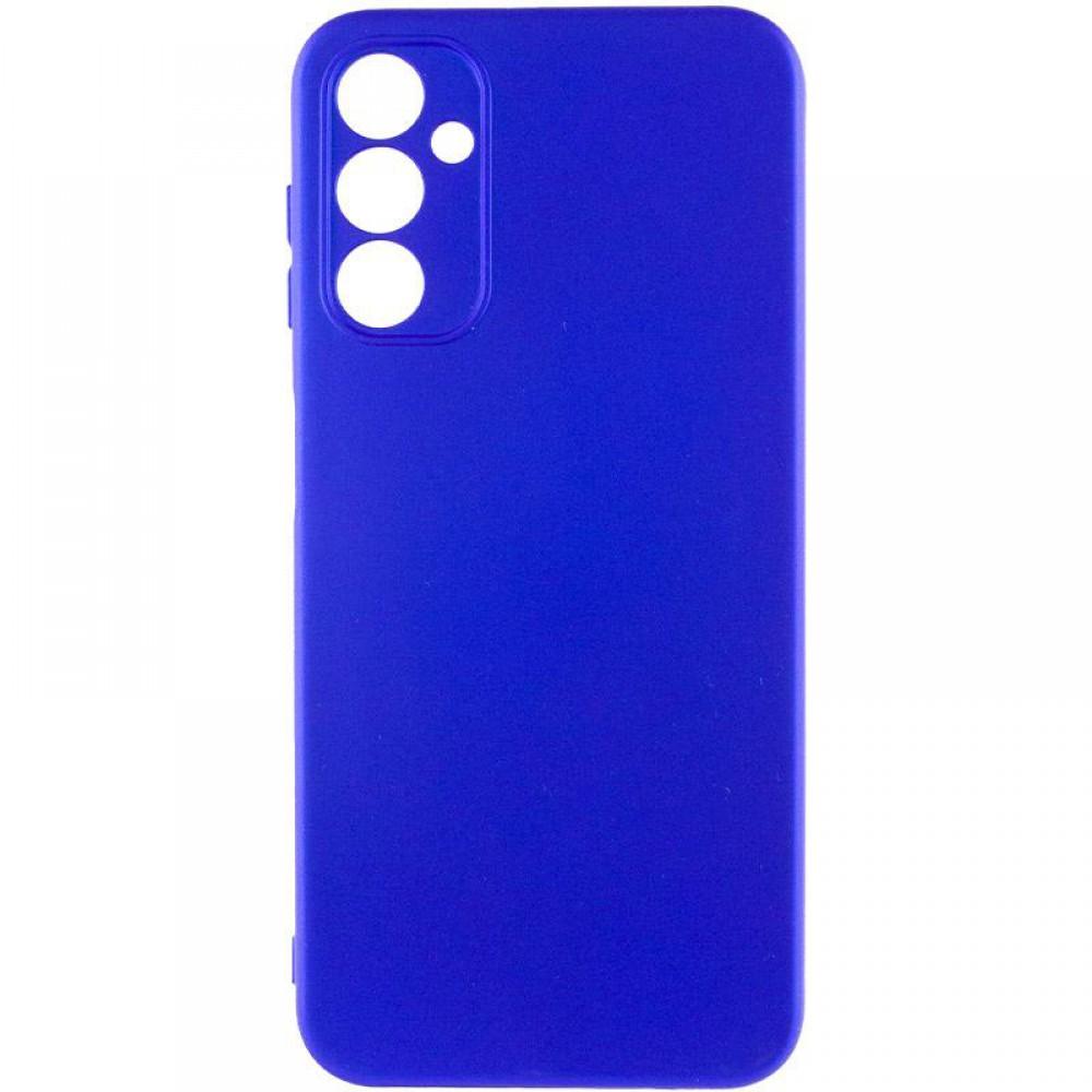 Чохол TPU GETMAN Liquid Silk Full Camera для Samsung Galaxy M34 5G Синій / Iris