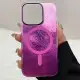 Чохол TPU Shiny Mountain (MagFit) для Apple iPhone 13 Pro Max (6.7") Pink