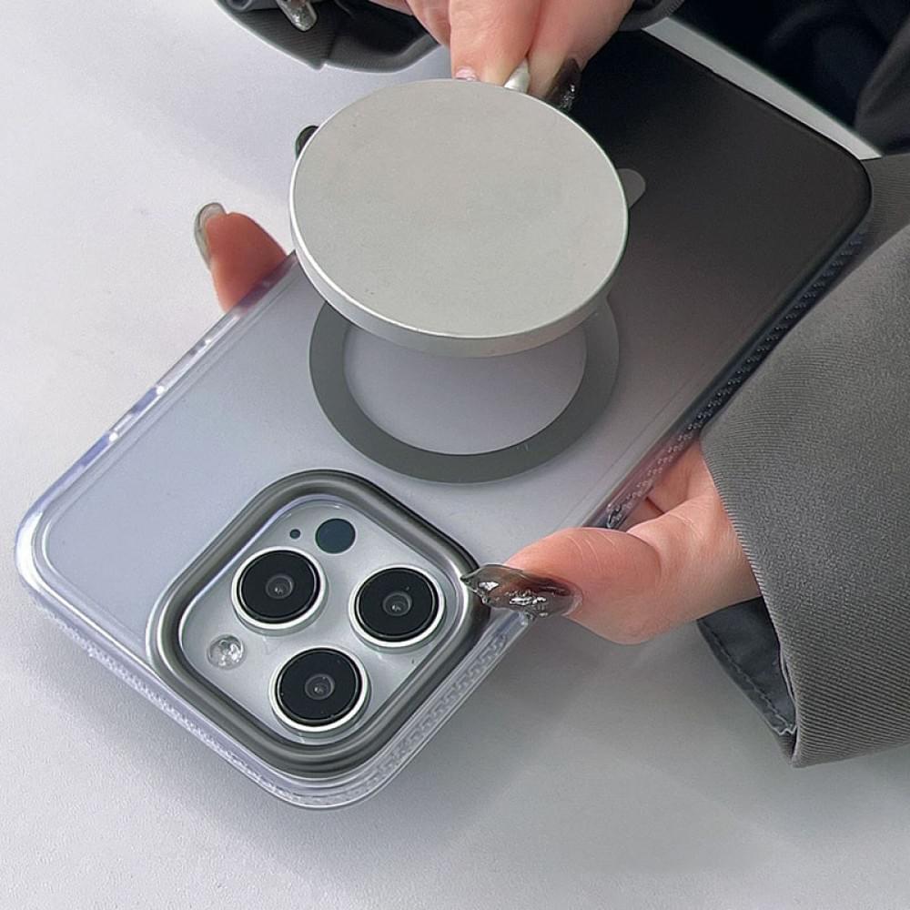 Чохол TPU+PC Shadow with MagSafe для Apple iPhone 14 Pro Max (6.7") Gray