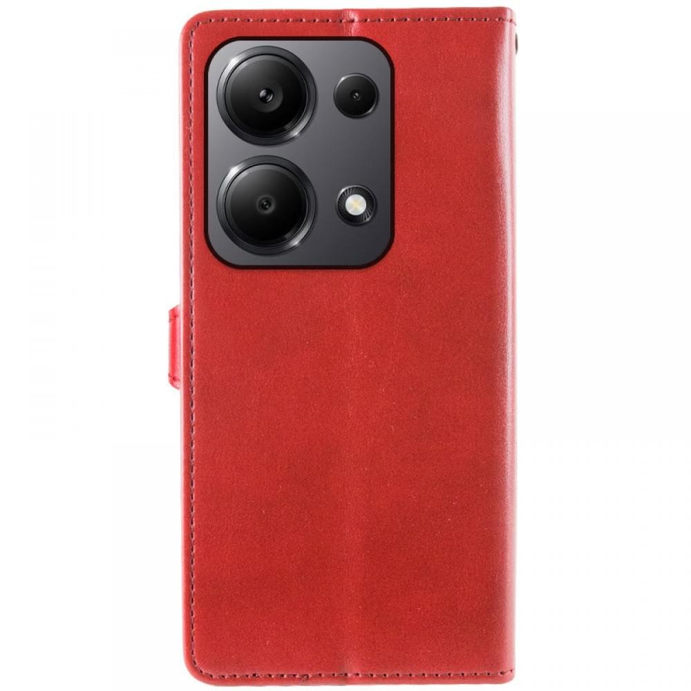 Шкіряний чохол-книжка GETMAN Gallant (PU) для Xiaomi Poco X6 / Note 13 Pro 5G Червоний