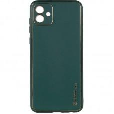 Шкіряний чохол Xshield для Samsung Galaxy A05 Зелений / Army green