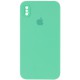 Чохол Silicone Case Square Full Camera Protective (AA) для Apple iPhone XS Max (6.5") Зелений / Spearmint