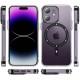 Чохол TPU+PC Colorful with MagSafe для Apple iPhone 12 (6.1") Black