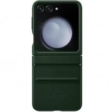 Шкіряний чохол Leather Case (AAA) для Samsung Galaxy Z Flip5 Green