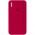 Чохол Silicone Case Square Full Camera Protective (AA) для Apple iPhone XS Max (6.5") Червоний / Rose Red