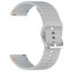 Силіконовий ремінець Wavy для Smart Watch 20mm Light Gray