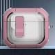 Футляр протиударний Locking Button для навушників Airpods 3 Pink