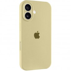Чохол Silicone Case Full Camera Protective (AA) для Apple iPhone 16 Plus (6.7") Жовтий / Mellow Yellow