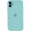 Чохол Silicone Case Full Camera Protective (AA) для Apple iPhone 12 (6.1") Бірюзовий / Marine Green