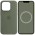 Чохол Silicone case (AAA) full with Magsafe and Animation для Apple iPhone 14 Pro Max (6.7") Зелений / Olive