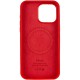 Чохол Silicone Case (AA) Logo with MagSafe для Apple iPhone 11 Pro Max (6.5") Червоний / Red