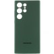 Чохол Silicone Cover Lakshmi Full Camera (AAA) with Logo для Samsung Galaxy S24 Ultra Зелений / Cyprus Green