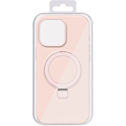 Чохол Silicone Case Full Protective NO LOGO with Ring для Apple iPhone 13 Pro Max (6.7") Pink