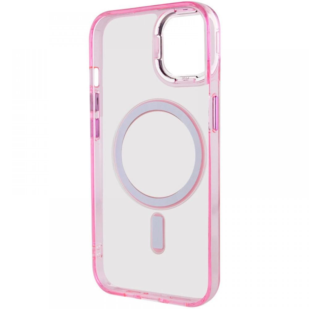 Чохол TPU Iris with MagSafe для Apple iPhone 12 Pro Max (6.7") Рожевий
