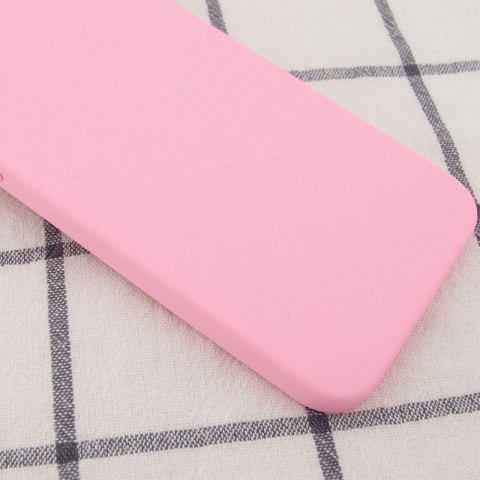 Чохол Silicone Case Square Full Camera Protective (AA) NOLOGO для Apple iPhone 11 Pro Max (6.5") Рожевий / Light pink
