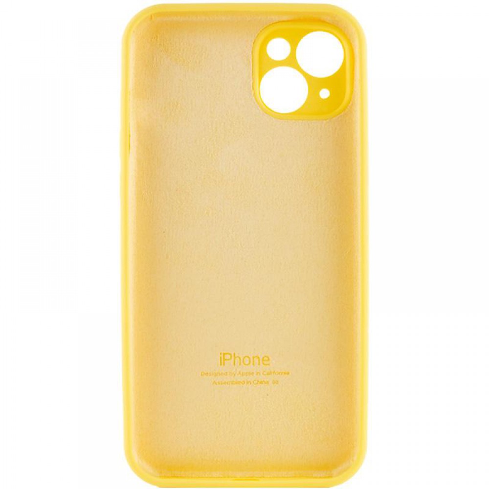 Чехол Silicone Case Full Camera Protective (AA) для Apple iPhone 15 (6.1")